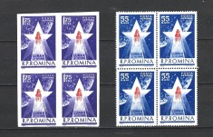 ROMANIA 1963 - COSMONAUTICA IN SLUJBA PACII, LUNA 4, BLOCURI, MNH - LP 559