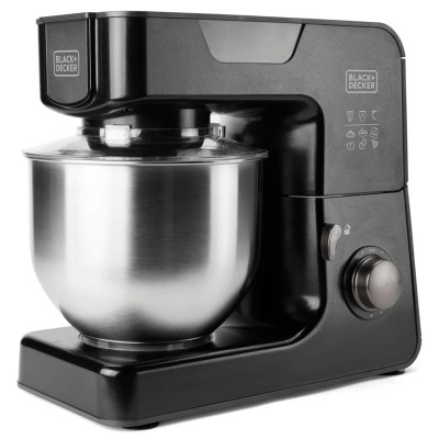 Robot de bucatarie multifunctional Black Decker, 1000 W, 8 viteze si o functie turbo, bol detasabil de 5.2 litri foto