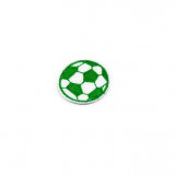 Aplicatie termoadeziva - minge de fotbal 35 mm, Verde