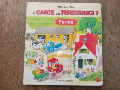 Matthew Wolf - O carte cu ferestruici? ***2002, EDITURA CRISAN, CARTONATA foto