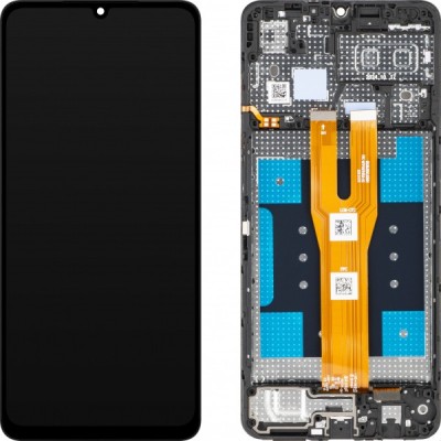Display cu Touchscreen Samsung Galaxy A06 A065, cu Rama, Negru, Service Pack GH81-26440A foto