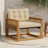 vidaXL Set de canapele de exterior Lemn solid de Acacia și Textilene 3438897