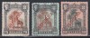 Nyassa Mozambic 1911 - Girafă - Timbre neemise supratipar &bdquo;REPUBLICA&rdquo;, Sarniera, MH, Nestampilat
