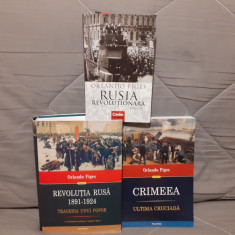 CRIMEEA/REVOLUTIA RUSA/RUSIA REVOLUTIONARA-ORLANDO FIGES (3 VOL)