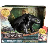 Dreamworks Dragons World of Berk - Toothless Tame and Train Interactive Dragon (Jucărie interactivă din &bdquo;How to Train Your Dragon&rdquo;), Sunet, Lumini, Mi