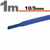 Tub termocontractibilAlbastru &bull; 10 / 5 mm (10m)