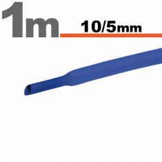 Tub termocontractibil Albastru 10 / 5 mm