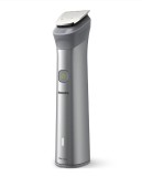 Aparat de tuns barba si parul 12 in 1 PHILIPS Multigroom All in One MG5940/15, tehnologie BeardSense, lame din otel cu auto-ascutire, 11 setari de