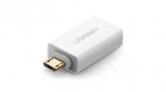 UGREEN US195 USB - mikro USB adapter, OTG (feh&amp;eacute;r) foto