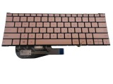 Tastatura Laptop Asus ZenBook 3 UX390UAK iluminata us aurie