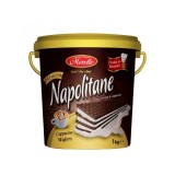 Galeata 1kg Napolitane Delicioase crocante cu cappucino Morello MGR16072