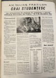 Cumpara ieftin RARA = ZIAR VECHI - GRAI STUDENTESC , - PRIMUL NUMAR 1989 , CRAIOVA