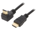Cablu HDMI 2.0 90&deg; 1,8m Negru