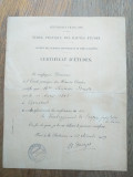 Cumpara ieftin DIPLOMA SORBONNE 1927 -Theodosia Graur