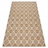 Covor FLAT 48900001 Marocani trellis bej natural șir, 140x200 cm