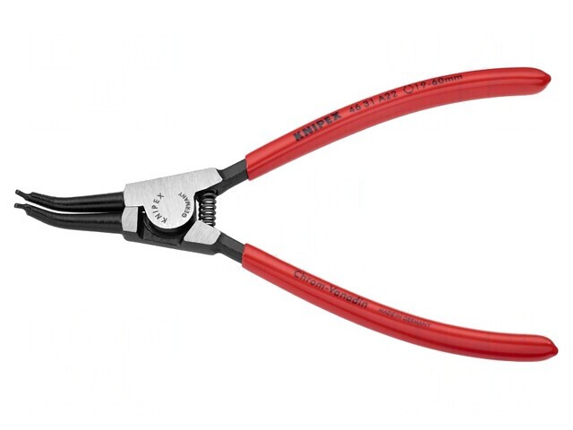 Cleşti pentru inele de blocare externe, unghi, 19-60mm