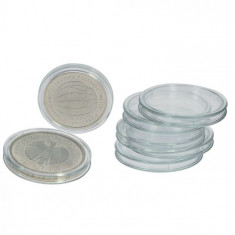 Set 5 capsule pentru monede sau medalii de pana la 60 mm in diametru