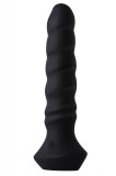 Vibrator Regina Squirming&amp;Vibrating Silicon USB Negru 18.2 cm