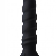 Vibrator Regina Squirming&Vibrating Silicon USB Negru 18.2 cm