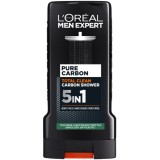 Gel de dus, L&amp;#039;Oreal Paris, Men Expert Pure Carbon, 3 in 1, 250ml