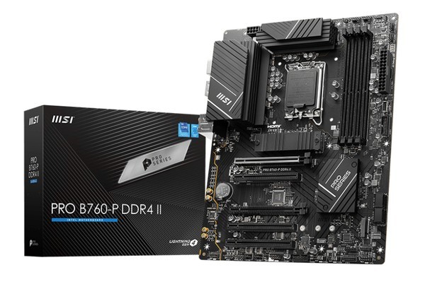Placa de baza PRO B760-P DDR4 II Intel B760 Socket 1700 ATX &amp;quot;7E29-001R&amp;quot;