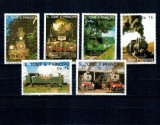 Sao Tome 1991 - Locomotive, trenuri, cai ferate, serie neuzata