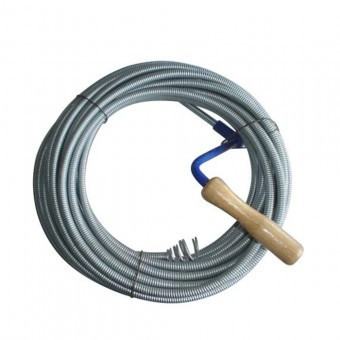 Cablu (sarpe) spirala pentru desfundat tevi de scurgere, Strend Pro KPZ, lungime 3 m, cap 1.4 cm, cablu 6.3mm foto