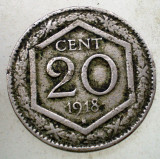 1.981 ITALIA 20 CENTESIMI 1918 R, Europa, Cupru-Nichel