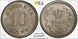 Romania - 10 bani 1900, gradata MS 63 de PCGS, piesa de colectie!