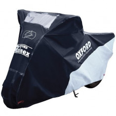 Husa Moto Exterior Oxford Rainex Negru Argintiu Marimea XL CV504