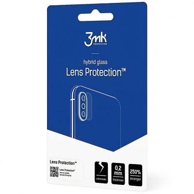 Folie Protectie Camera spate 3MK pentru Xiaomi Mi Note 10 Pro, Plastic, 0.2mm, Set 4 buc foto