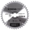 Disc circular vidia, pentru lemn, 40 dinti, 210 mm, Strend Pro