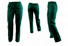 Pantaloni verde inchis unisex foto