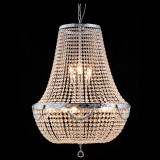 Cumpara ieftin Candelabru metal argintiu sticla transparenta 60x85/200 cm