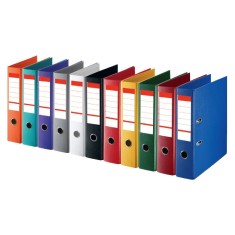 Biblioraft din carton plastifiat 8 cm, inaltime 32 cm, diverse culori - Roz