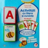 Activitati cu litere si cuvinte. Set educativ. Carte de activitati + 108 cartonase - Roberta Fanti
