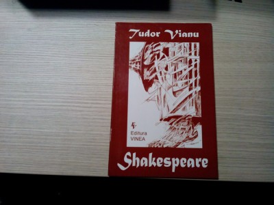 SHAKESPEARE - Poem original - Tudor Vianu - VLAD CIOBANU (ilustratii) 1999, 62p. foto