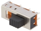 Comutator glisant 3 poziții 0.35A 30VDC PCB THT
