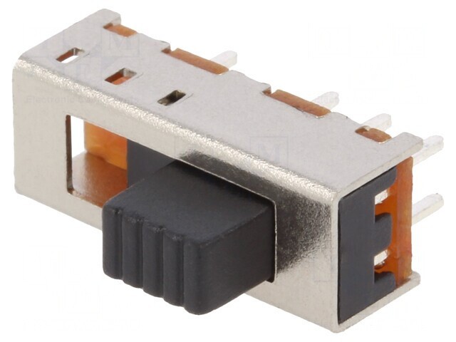 Comutator glisant 3 poziții 0.35A 30VDC PCB THT