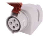 Conector alimentare AC trifazat 16A 400VAC IP44 mamă