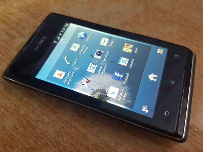 SMARTPHONE SONY XPERIA E MODEL C1505 PERFECT FUNCTIONAL SI DECODAT.