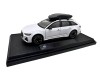 Macheta Audi RS6 avant quattro alb 1/24 cu sunete lumini deschide usile si capotele