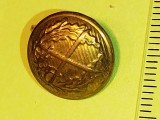 Bnk dv Romania - nasture metalic uniforma - diam 15 mm