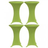 Cumpara ieftin Husă elastică pentru masă, 4 buc., verde, 70 cm, vidaXL