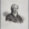 J.W. GOETHE , LITOGRAFIE , DESEN de MAUZAISSE , litografiat de C. MOTTE , 1827