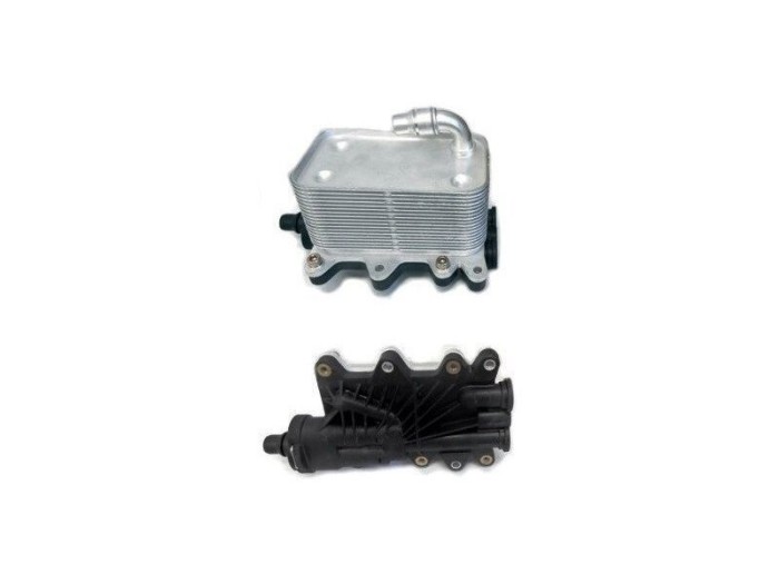 Radiator racire ulei motor, termoflot BMW Seria 5 E60/E61, 09.2005-03.2010, motor 2.0 d, 2.5 D, 3.0 d, diesel, 520d 525d 530d 535d 635d, 142x80x76 mm