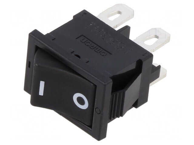 Comutator Rocker DPST ON-OFF 10A 250VAC Negru IP40