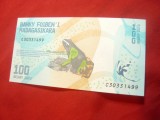 Bancnota 100 ariary Madagascar , cal. Necirculat