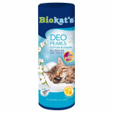 Biokat&amp;#039;s DEO PEARLS odorizant pentru toaletă cu aromă de bumbac 700 g, Biokat&#039;s