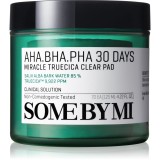 Some By Mi AHA∙BHA∙PHA 30 Days Miracle Truecica Clear Pad dischete demachiante pentru ten acneic 70 buc